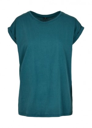 Damen-T-Shirt mit verlängerten Schultern - Reklamnepredmety