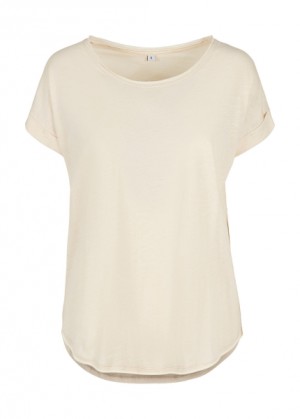 Langes Damen-T-Shirt Slub Tee - Reklamnepredmety
