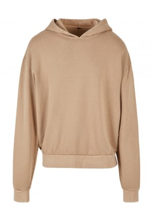 Übergroßer Kapuzenpullover mit Acid-Waschung - Reklamnepredmety