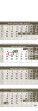 Viermonatskalender, grau, mit Spirale - N327-27_001 - variant He N327-27