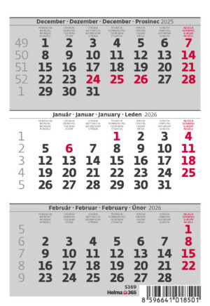 MINI Dreimonatskalender - Reklamnepredmety