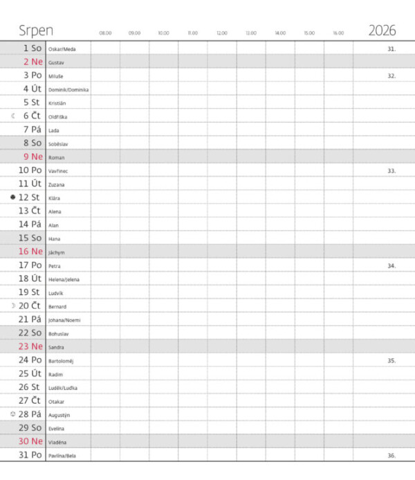 Monatskalender Napoli