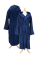 AR026 Bathrobe with Hood - AR026_French-Navy - variant Ls 1000283792