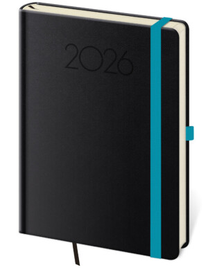 Wochenkalender A5 New Praga mit Gummiband - Reklamnepredmety