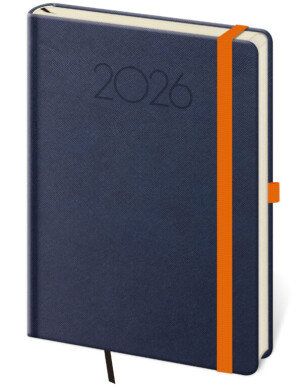 Wochenkalender A5 New Praga mit Gummiband - Reklamnepredmety