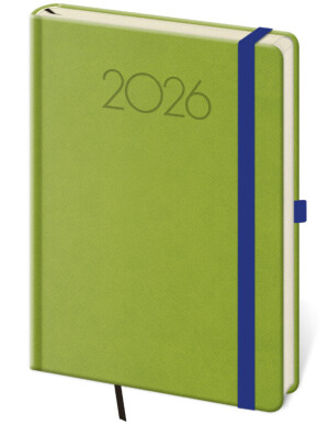 Wochenkalender A5 New Praga mit Gummiband - Reklamnepredmety