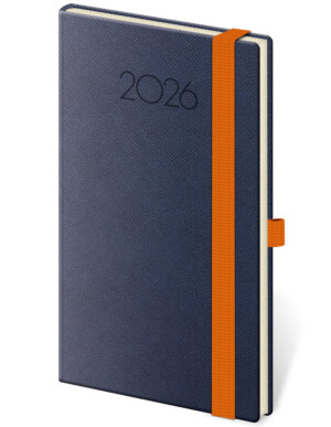 Neuer Praga Taschenkalender mit Gummiband - Reklamnepredmety