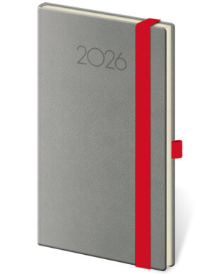 Neuer Praga Taschenkalender mit Gummiband - Reklamnepredmety