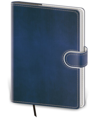 Notizbuch Flip L punktraster grau/grau - Reklamnepredmety