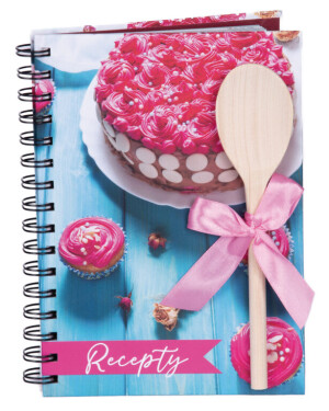 Rezeptbuch mit Spachtel A5 Spirale - Reklamnepredmety
