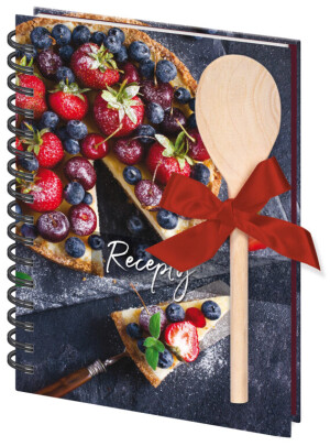 Rezeptbuch mit Spachtel A5 Spirale - Reklamnepredmety