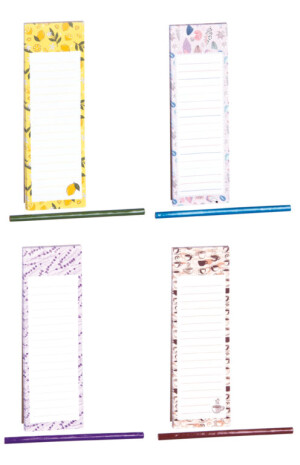 Magnetblock mit Bleistift 7,5 x 24 cm - Reklamnepredmety