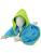 ARB032 Baby Hooded Towel - ARB032_Aqua-Blue_Lime-Green_Lime-Green - variant Ls 1000204579