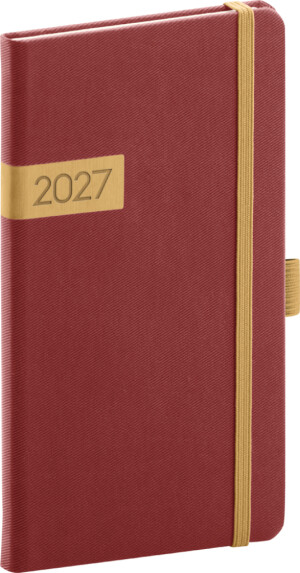 Taschenkalender, Twill 2027, 9 x 15,5 cm - Reklamnepredmety