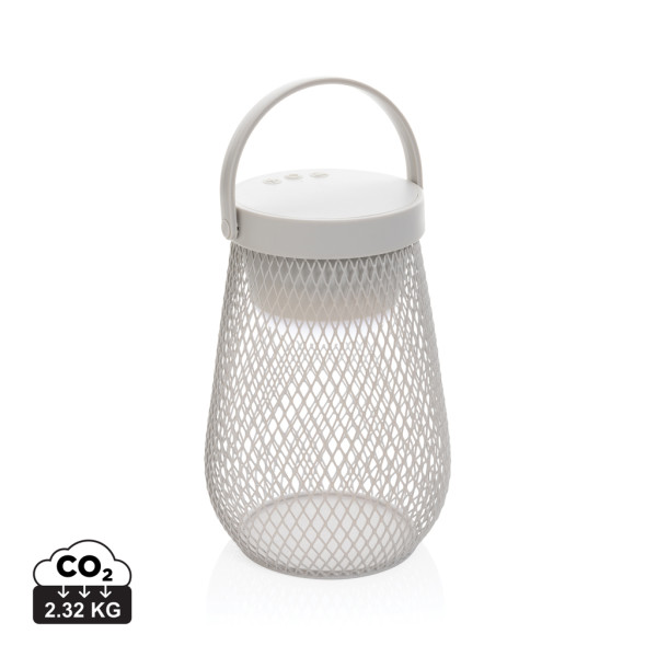 USB-aufladbare Tischleuchte Aurora von RCS Recycling. Plastik