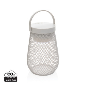 USB-aufladbare Tischleuchte Aurora von RCS Recycling. Plastik - Reklamnepredmety