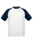 BCTU020 T-Shirt Base-Ball - BCTU020_White_Navy - variant Ls 1000027244