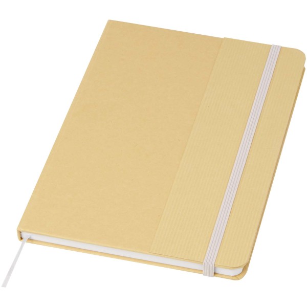 Nelida-Notizbuch aus recyceltem Karton im A5-Format mit festem Einband