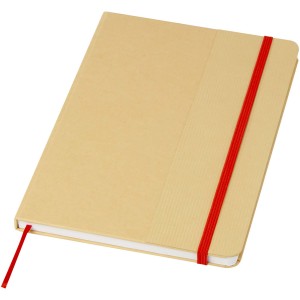 Nelida-Notizbuch aus recyceltem Karton im A5-Format mit festem Einband - Reklamnepredmety