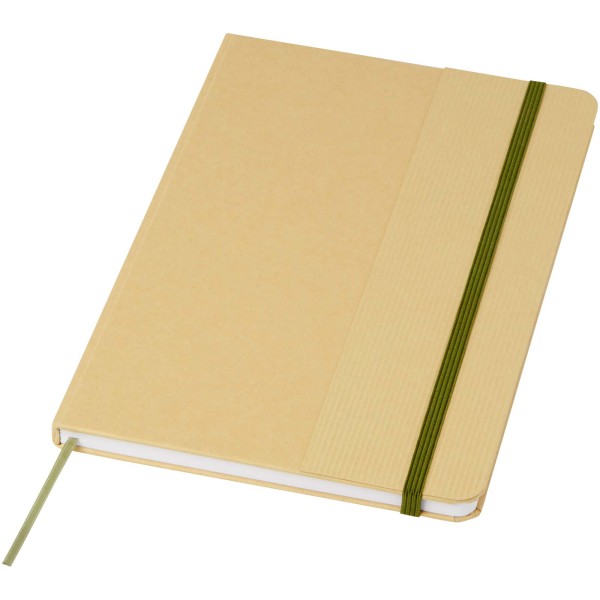 Nelida-Notizbuch aus recyceltem Karton im A5-Format mit festem Einband