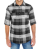 BU8210 Woven Plaid Flannel Shirt - BU8210_Black-Check - variant Ls 1000035154