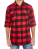 BU8210 Woven Plaid Flannel Shirt - BU8210_Red---Black-(Checked) - variant Ls 1000035178