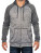 BU8660 Performance Raglan Hoodie - BU8660_Heather-Grey_Heather-Charcoal - variant Ls 1000227549