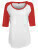 Damen 3/4 Raglan-T-Shirt mit Kontrastmuster BY022 - 691364 - variant 