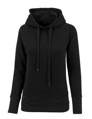 Damen-Kapuzenpullover mit Ärmelbündchen und Taschen BY043 - Reklamnepredmety