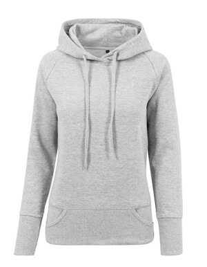 Damen-Kapuzenpullover mit Ärmelbündchen und Taschen BY043 - Reklamnepredmety