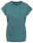 BY053 Ladies Acid Washed Extended Shoulder Tee - BY053_Teal-Black - variant Ls 1000229508