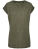 Damen-T-Shirt mit verlängerten Schultern und Sprühfärbung BY056 - BY056_Olive - variant Ls 1000228061