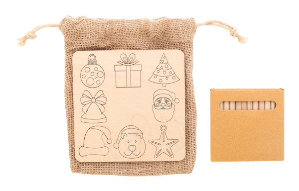 Matchmor Weihnachtsform-Matching-Malspiel