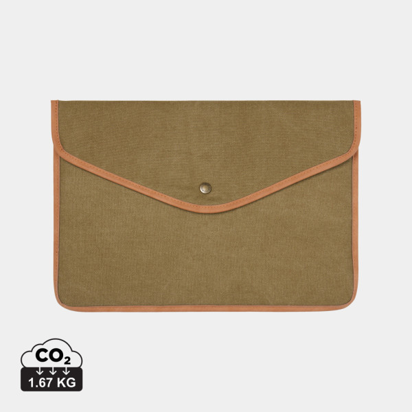 VINGA Bosler 14-Zoll-Notebookhülle aus recyceltem GRS-Canvas