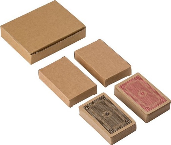 Spielkarten aus recyceltem Karton