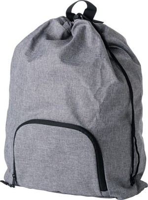 Faltbarer Rucksack mit Kordelzug, 300D polyester - Reklamnepredmety
