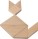 Tangram-Puzzle aus Holz