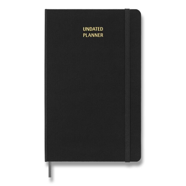 Moleskine Uni-Kalender, Hardcover – Größe L, wöchentlich, undatiert, schwarz