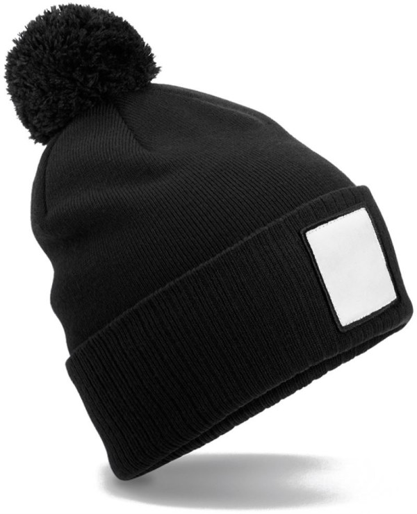 Patch Strickmütze "Pompon"