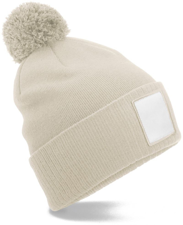 Patch Strickmütze "Pompon"