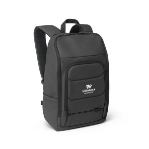 TOULON. Laptop-Rucksack aus hochdichtem 600D rPET mit wasserdichter Behandlung 16" - Reklamnepredmety