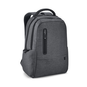 RE-BOSTON. Wasserdichter Laptop-Rucksack aus zweifarbigem recyceltem Nylon mit 210D-rPET-Fach - Reklamnepredmety
