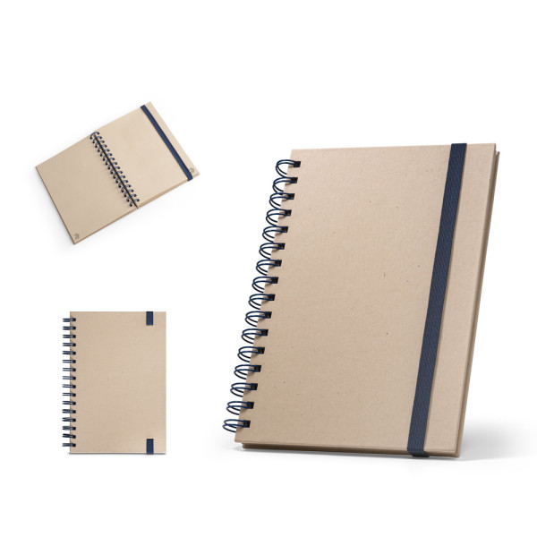 PROUST. A5-Notizbuch mit Ringen und Zuckerrohrpapier mit linierten Seiten