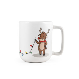 REINDEER. Becher mit Weihnachtsdruck 330 ml - Reklamnepredmety