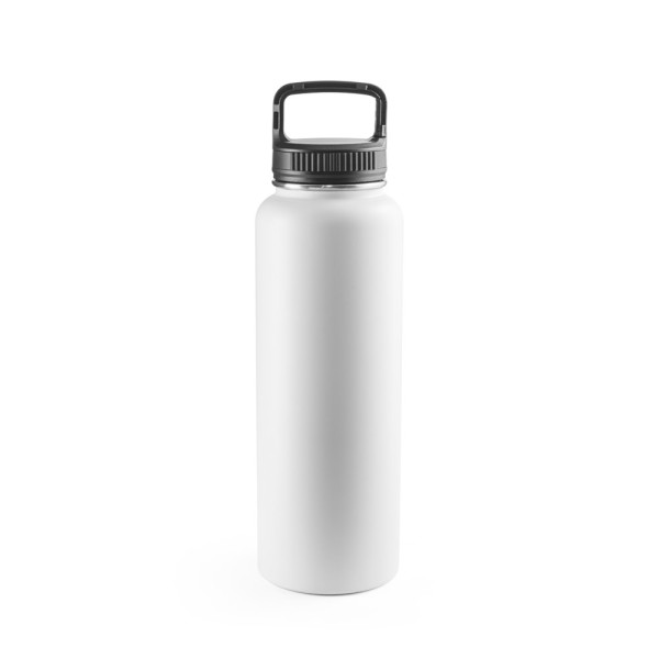 SINNER. Flasche aus 90 % recyceltem Edelstahl mit einem großen Fassungsvermögen von bis zu 1200 ml
