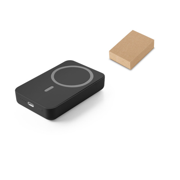AMPERE 10. 10.000 mAh magnetische Powerbank mit 15 W superschnellem kabellosem Ladegerät aus 100 % rABS