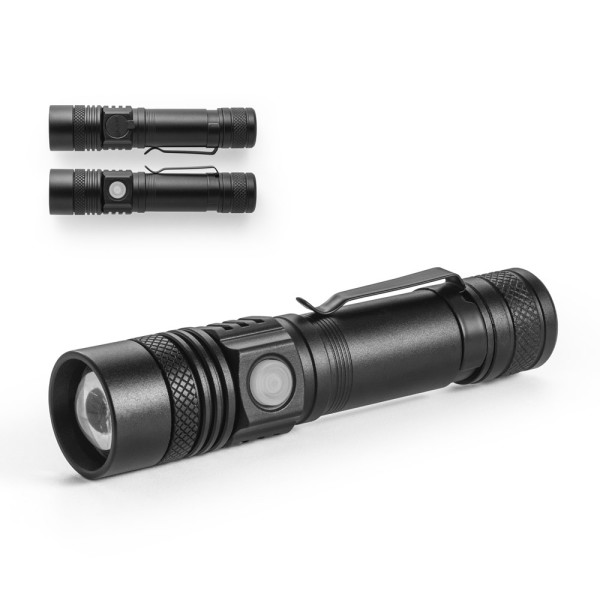 UNGAR. 5W wiederaufladbare Aluminium-Taschenlampe