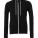 CV3739 Unisex Zip-Up Poly-Cotton Fleece Hoodie - CV3739-Black - variant Ls 1000044298