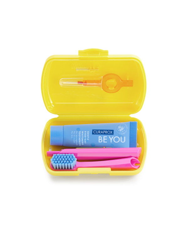 Curaprox Reiseset, gelb