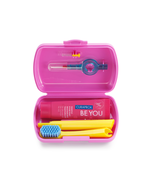 Curaprox Reiseset, rosa - Reklamnepredmety
